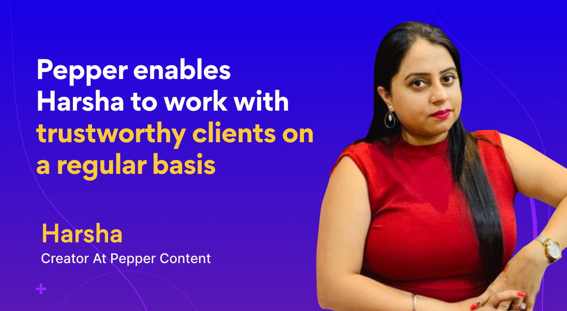 Harsha Sachdeva Is Taking Her Writing Business to New Heights With Pepper