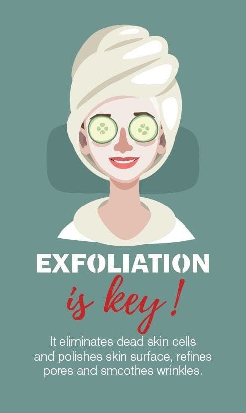Exfoliate yourself