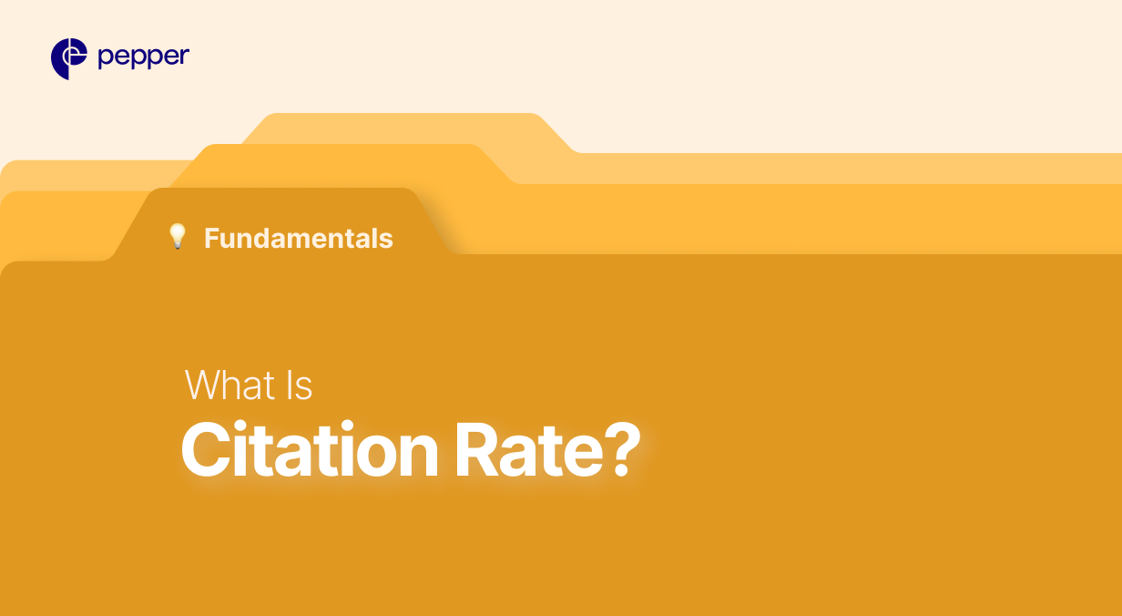 What is Citation Rate: Your Brand’s Report Card in AI Search