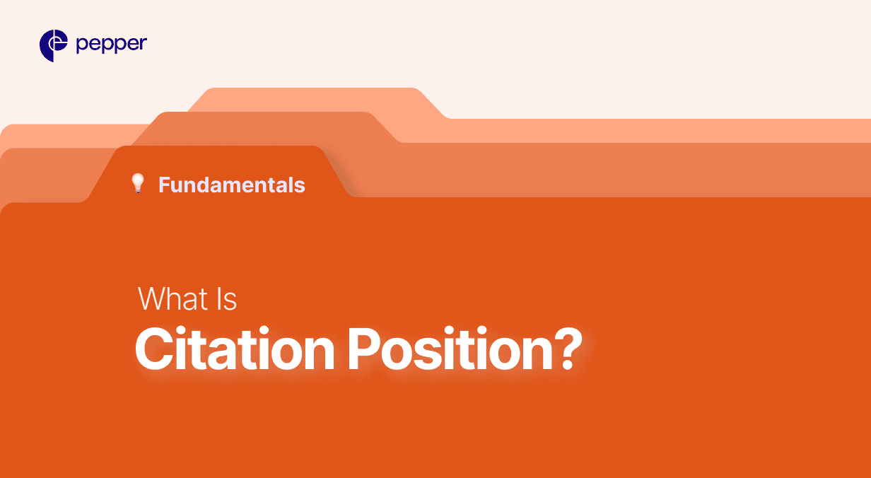 Citation Position: Why Being First in the AI Source List Actually Matters