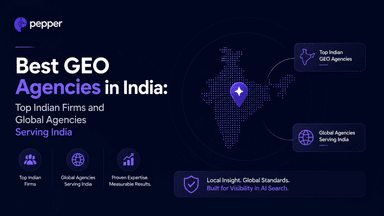 Best GEO agencies in India
