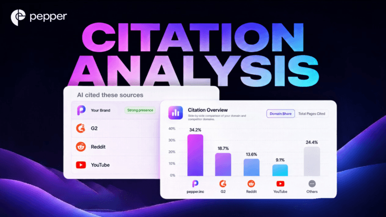 Pepper's Citation Analysis
