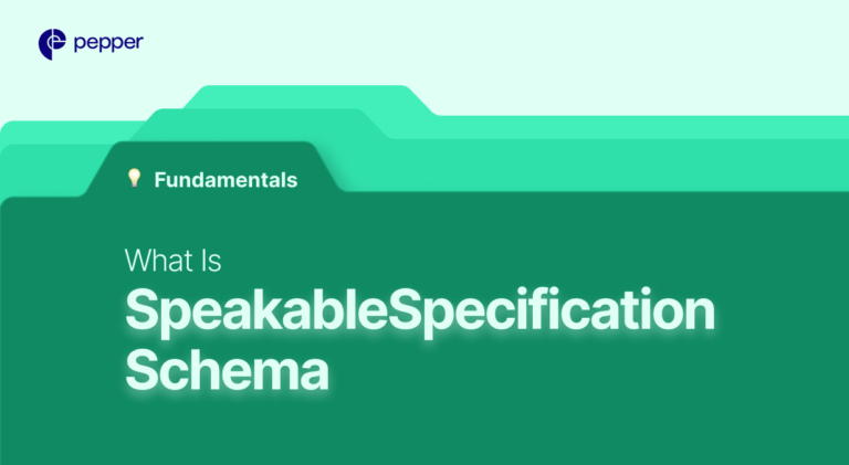 What is SpeakableSpecification?