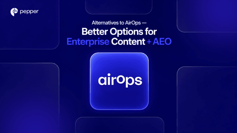 Alternatives to AirOps - Better Options for Enterprise Content + AEO