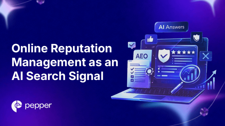 Online Reputation Management as an AI Search Signal