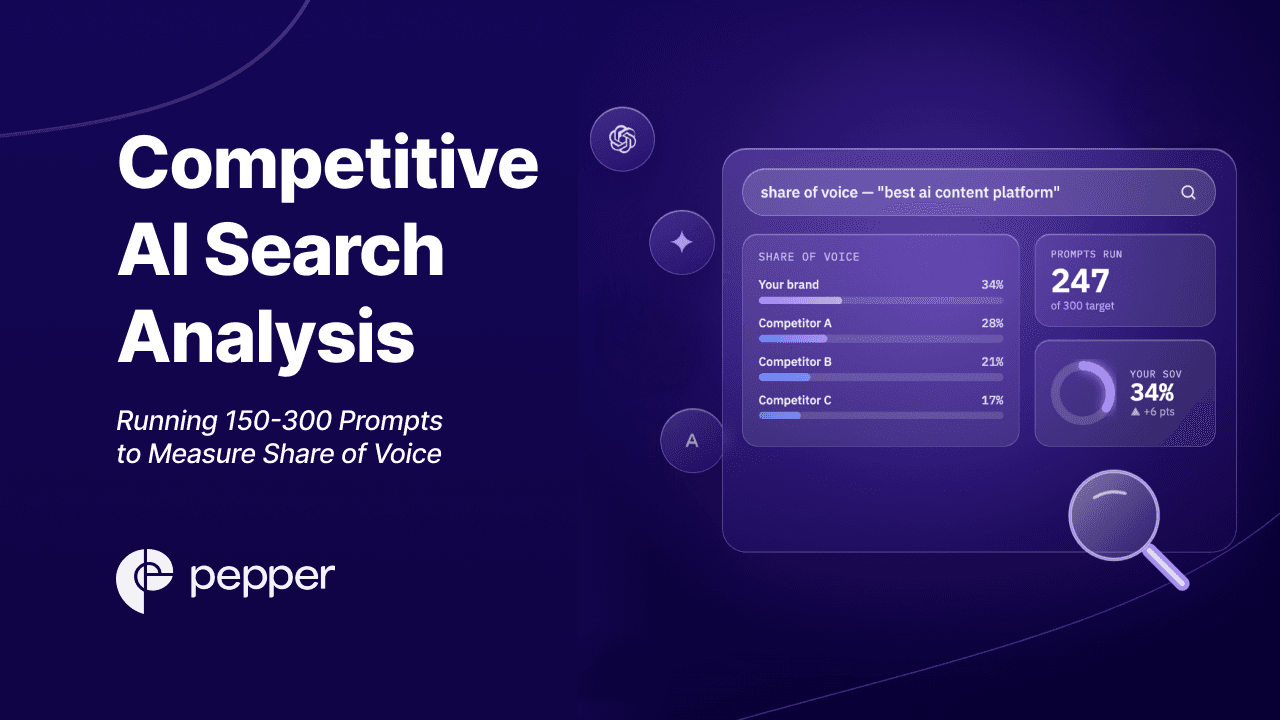 Competitive AI Search Analysis: Running 150-300 Prompts to Measure Share of Voice