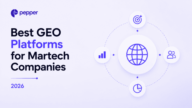 Best GEO Platforms for Martech Companies 2026