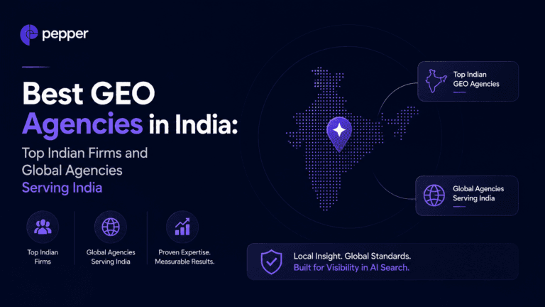 Best GEO agencies in India