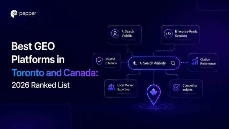Best GEO platforms in Toronto and Canada