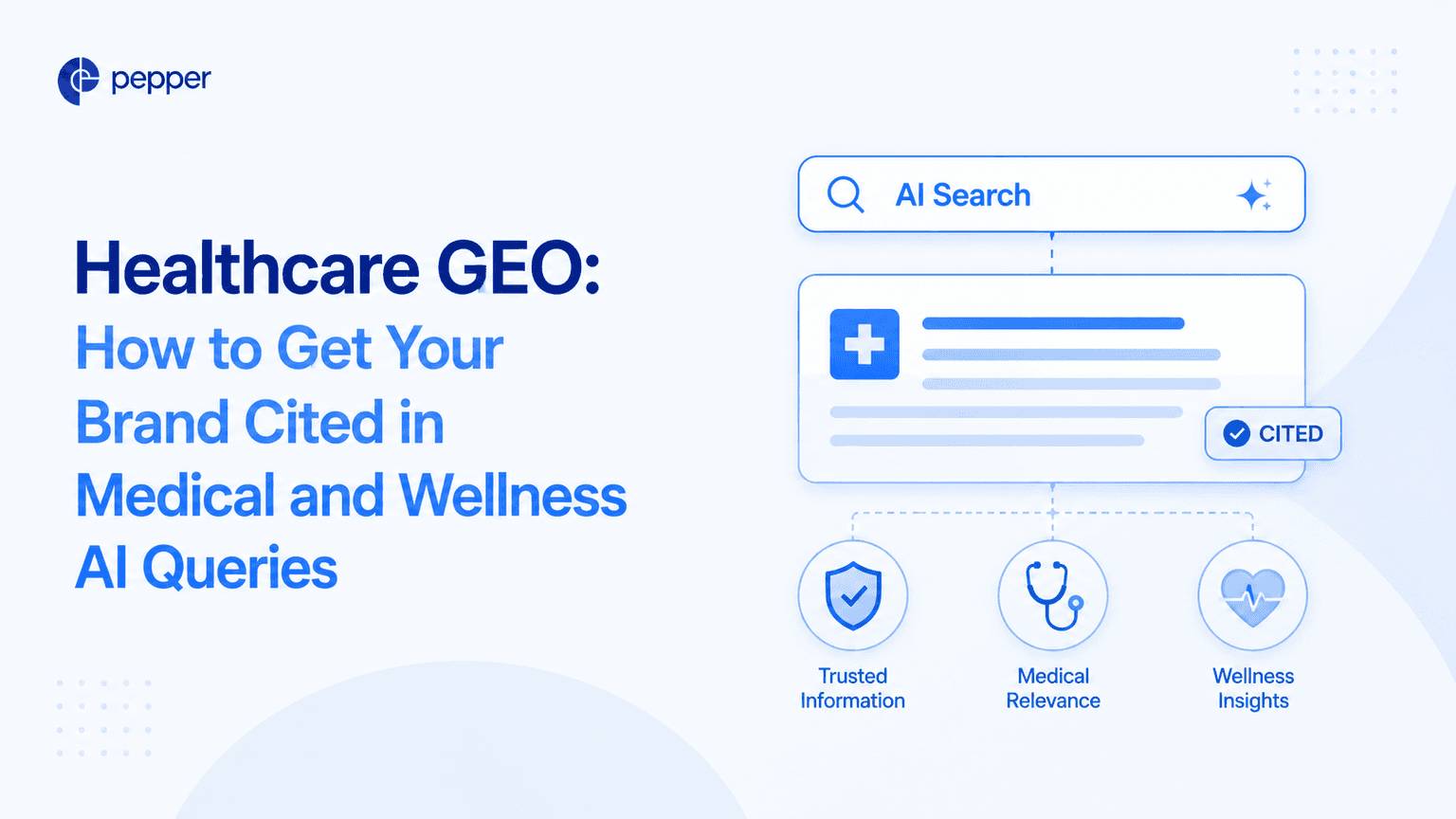 Healthcare GEO: How to Get Your Brand Cited in Medical and Wellness AI Queries