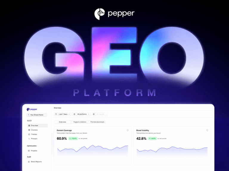 Pepper launches its GEO platform