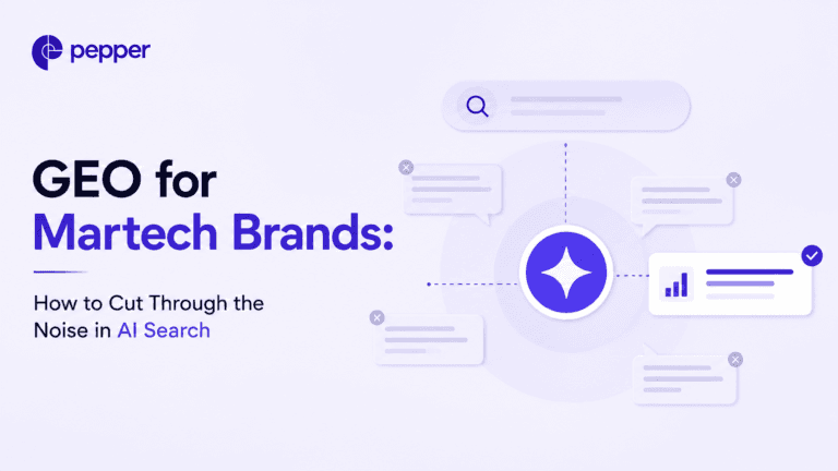 GEO for martech brands