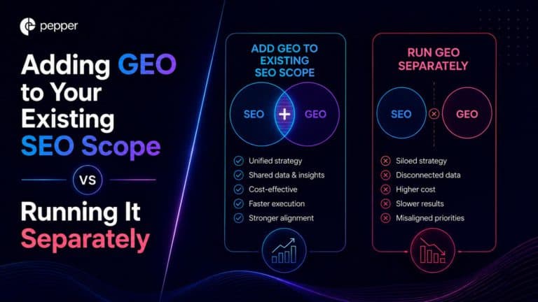 Comparison of three operating models for adding GEO to an existing enterprise SEO scope