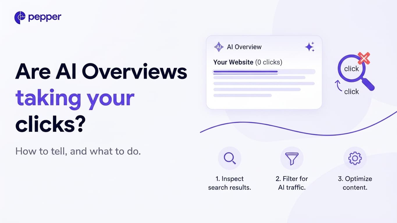 Are AI Overviews taking your clicks? How to tell, and what to do