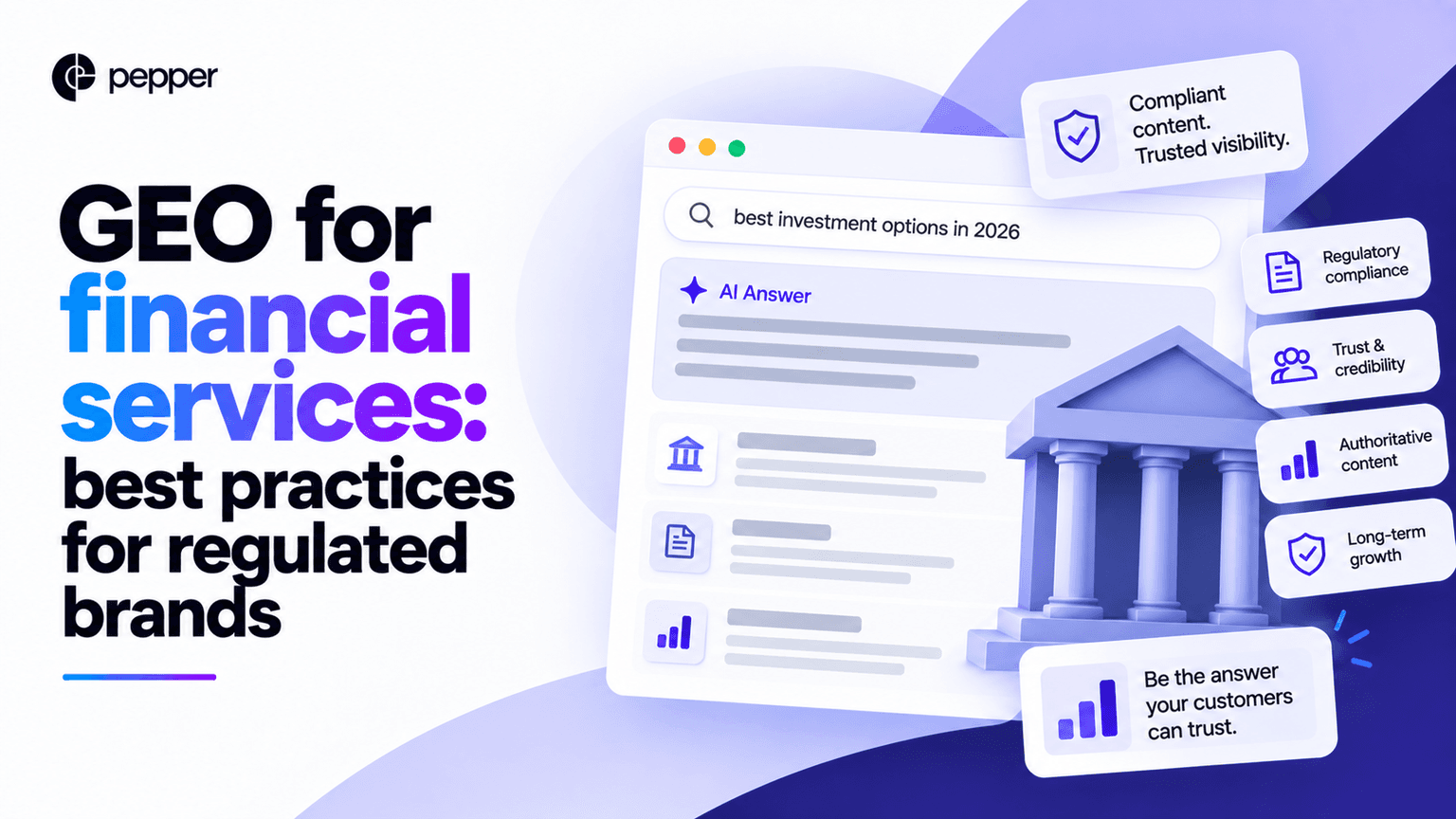 GEO for financial services: best practices for regulated brands