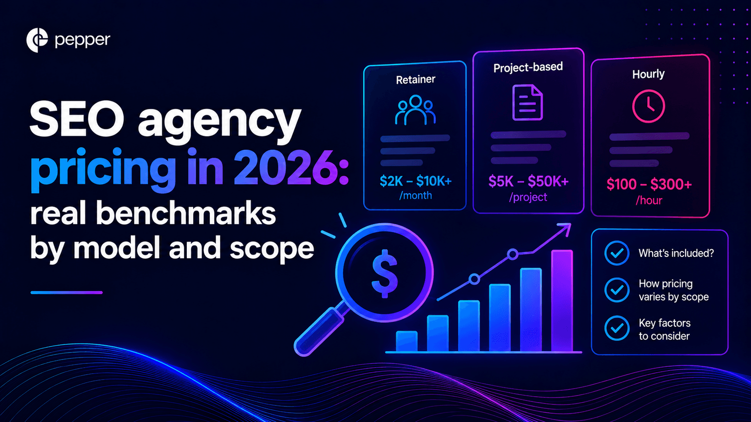 SEO agency pricing in 2026: real benchmarks by model and scope