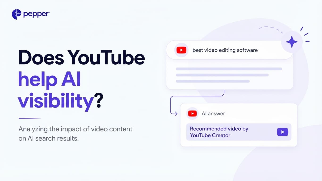 Does YouTube help AI visibility?