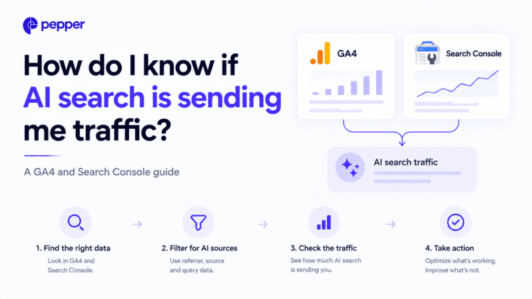 GA4 AI Assistant channel and Search Console generative AI report compared on what each can show