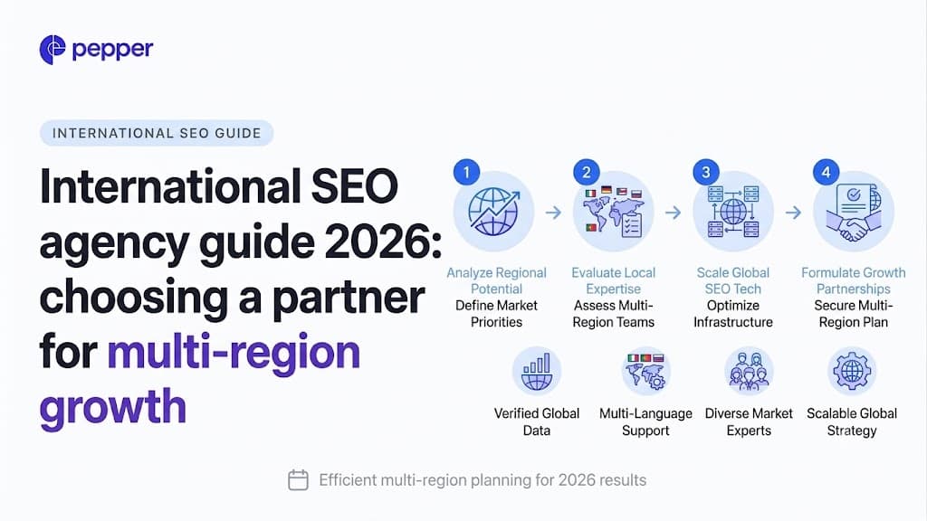 International SEO agency guide 2026: choosing a partner for multi-region growth